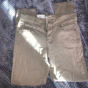 Navy Green High Rise Skinny Jeans